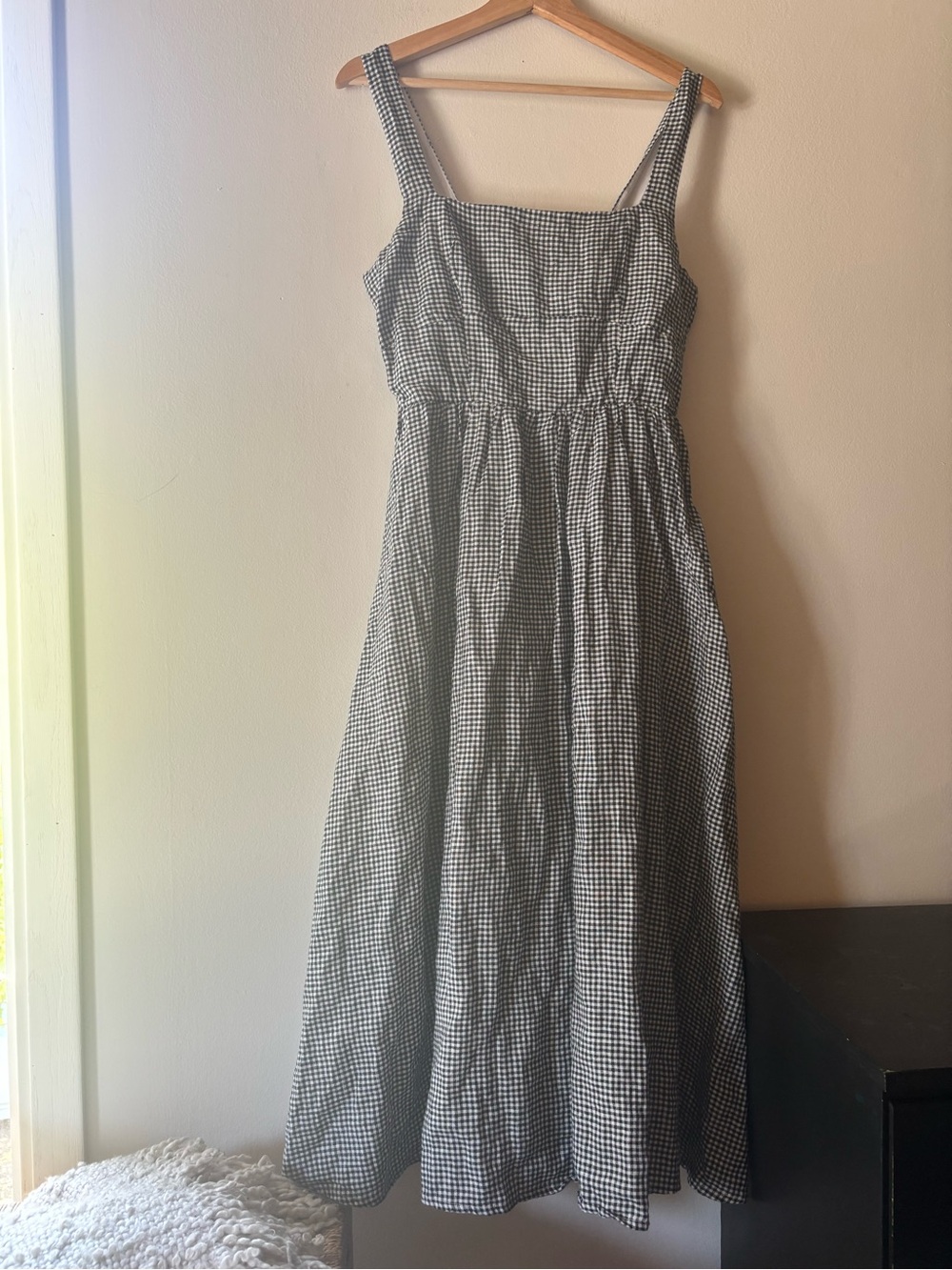 Quince 100% European Linen Fit & Flare Midi Dress - Picture 2 of 4